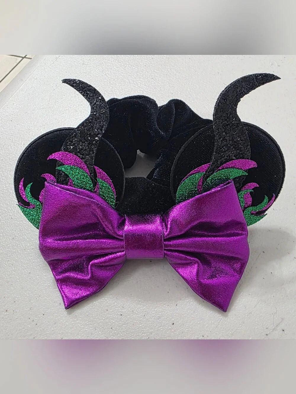 Disney Hair Ties Mickey And Malificient Set